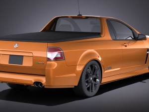 Holden VF Commodore Ute SSV 2016 vray Model 3D
