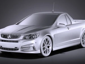 Holden VF Commodore Ute SSV 2016 vray 3D Model