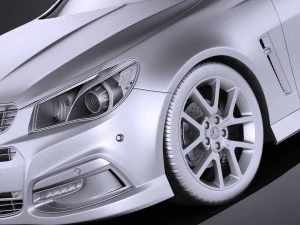 Holden VF Commodore Ute SSV 2016 vray 3D Model
