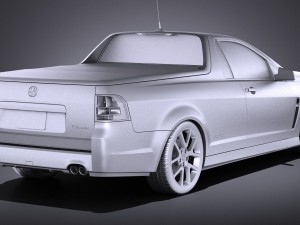 Holden VF Commodore Ute SSV 2016 vray Model 3D