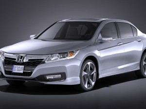 Honda Accord Phev 2015 vray 3D Model