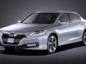 本田雅阁 Phev 2015 vray 3D 模型