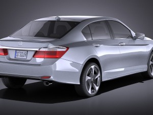 Honda Accord Phev 2015 vray 3D Model
