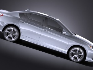 Honda Accord Phev 2015 vray 3D Model