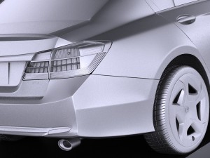 Honda Accord Phev 2015 vray 3D Model