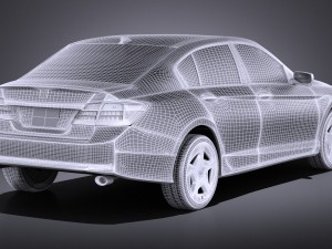 Honda Accord Phev 2015 vray 3D Model