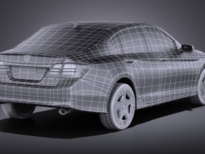 Honda Accord Phev 2015 vray 3D Model