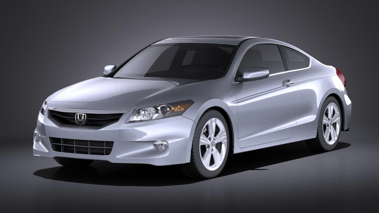 Honda Accord 2012 Coupe vray 3D Model .c4d .max .obj .3ds .fbx .stl .blend 