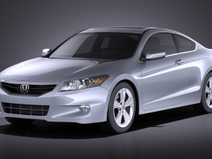 Honda Accord 2012 Coupe vray 3D Model