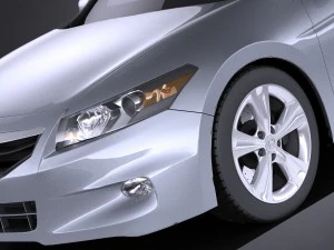 Honda Accord 2012 Coupe vray 3D Model
