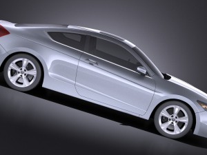Honda Accord 2012 Coupe vray Model 3D