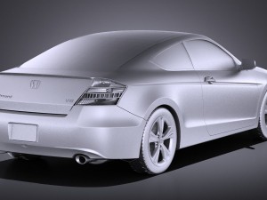Honda Accord 2012 Coupe vray Model 3D
