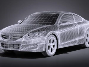 Honda Accord 2012 Coupe vray 3D Model