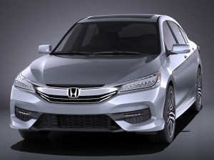 Honda Accord 2017 vray 3Dモデル