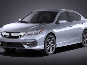 Honda Accord 2017 vray 3Dモデル
