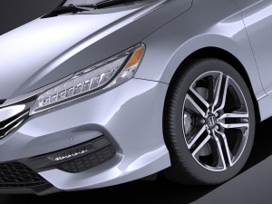 Honda Accord 2017 vray 3Dモデル