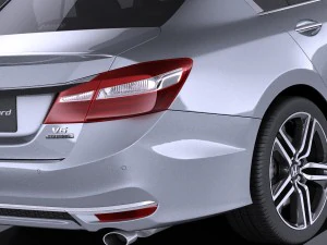 Honda Accord 2017 vray 3D Model