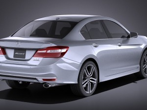 Honda Accord 2017 vray 3Dモデル