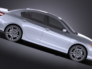 Honda Accord 2017 vray 3Dモデル
