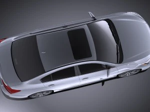 Honda Accord 2017 vray 3D Model
