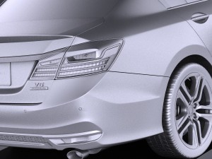 Honda Accord 2017 vray 3Dモデル