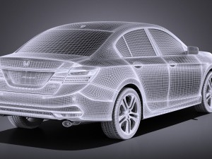 Honda Accord 2017 vray 3Dモデル