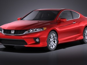 Honda Accord Coupe 2015 vray Model 3D