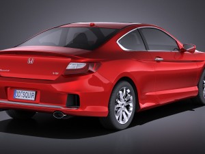 Honda Accord Coupe 2015 vray Modèle 3D