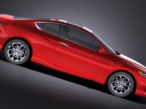 Honda Accord Coupe 2015 vray Modèle 3D