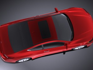 Honda Accord Coupe 2015 vray Modèle 3D