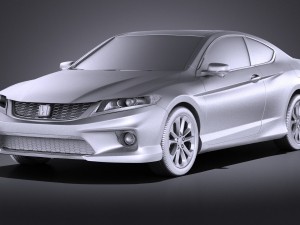 Honda Accord Coupe 2015 vray Modèle 3D
