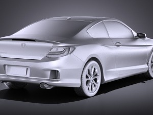 Honda Accord Coupe 2015 vray Modèle 3D