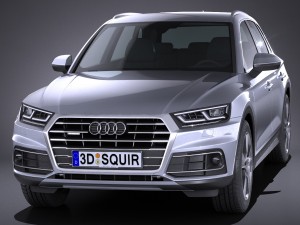 Audi Q5 2017 3D Модель