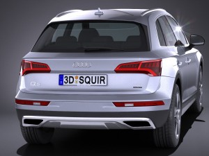 Audi Q5 2017 3D Модель