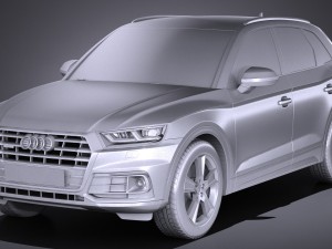 Audi Q5 2017 3D Модель