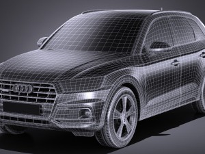 Audi Q5 2017 3D Модель