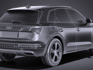 Audi Q5 2017 3D Модель