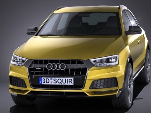 Audi Q3 2017 3D Модель