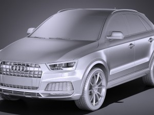 Audi Q3 2017 3D Модель