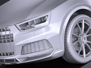 Audi Q3 2017 3D Модель