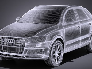 Audi Q3 2017 3D Модель