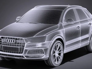 Audi Q3 2017 3D Model