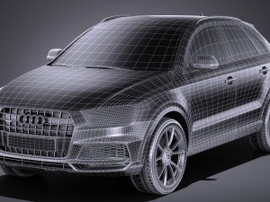 Audi Q3 2017 3D Модель