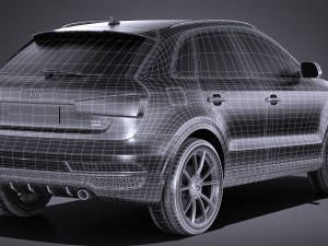 Audi Q3 2017 3D Модель