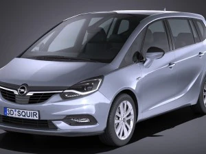 Opel Zafira 2017 3D Model