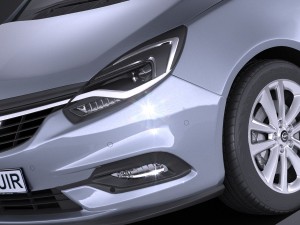 Opel Zafira 2017 3Dモデル