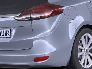 Opel Zafira 2017 3Dモデル