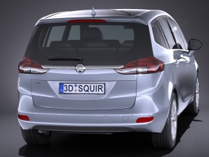 Opel Zafira 2017 3Dモデル