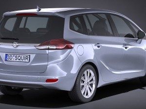 Opel Zafira 2017 3Dモデル