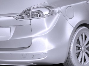Opel Zafira 2017 3Dモデル